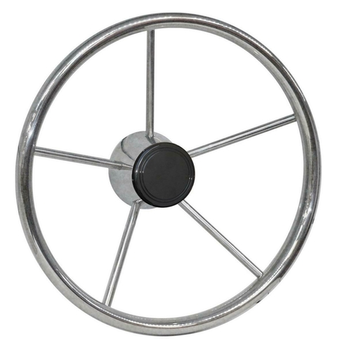 VOLANTE INOXIDABLE NAUTICO 34cm.