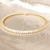 Colar chocker de zircônia Banhado a ouro 18k