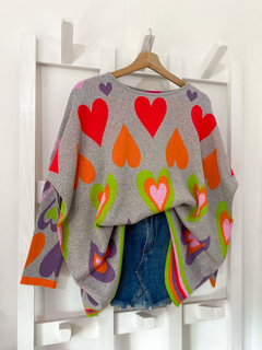 Sweater corazones - comprar online