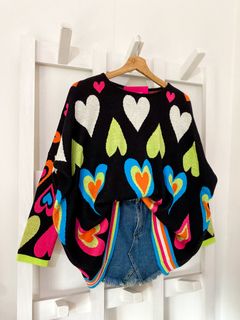 Sweater corazones - Las Bravas