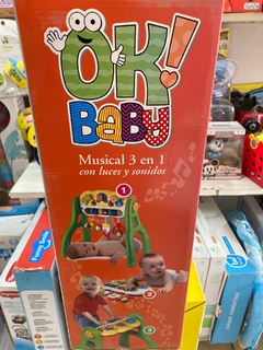 OK BABY GIMNASIO 3 EN 1 - Alykids Jugueteria