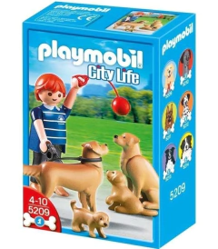 PLAYMOBIL - 5209 NENE CON PERRO GOLDEN RETRIVERS