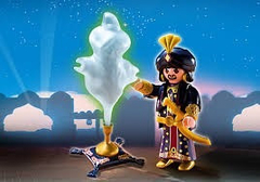PLAYMOBIL MAGO CON GENIO DE LA LAMPARA 5295 - Alykids Jugueteria