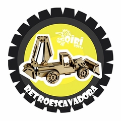 QIRI TOYS - RETROESCAVADORA