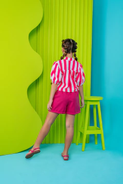 Combinandinho Listras (Rosa)