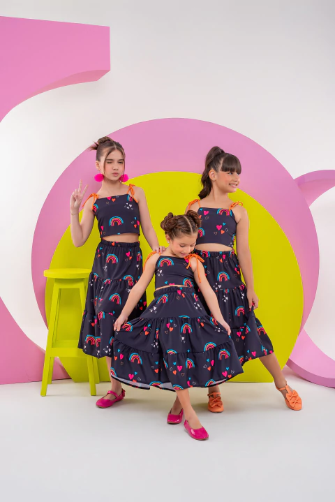 Combinadinho midi babi black - comprar online