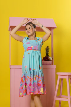 Vestido Beatriz Barrado (Tiffany)