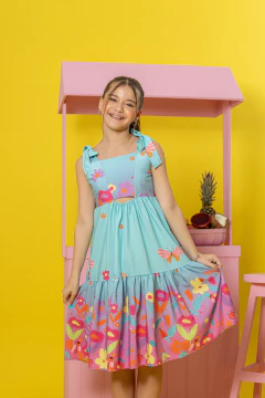 Vestido Beatriz Barrado (Tiffany) - comprar online