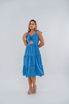 Vestido MÃE Maria Flor (Azul) - comprar online