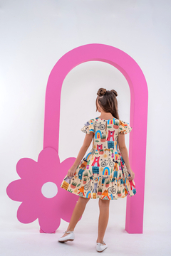 Vestido Michelle Yellow - Marias - MODA PARA MENINAS