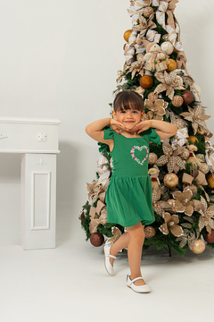 Macaquinho maitê verde - Marias - MODA PARA MENINAS