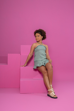 Conjunto Mariana - Verde (Short Saia) - comprar online