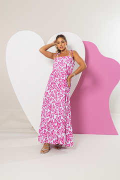 Vestido MÃE Carol (Coração Rosa) - comprar online