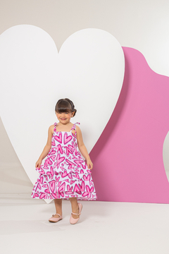 Vestido FILHA Carol (Coração Rosa) na internet