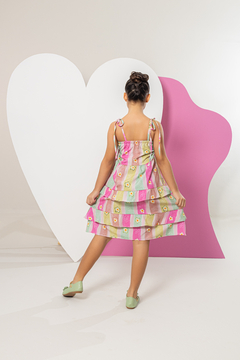 Vestido FILHA Carol (Flowers) - comprar online
