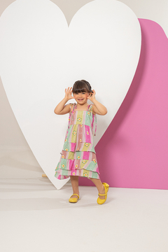 Vestido FILHA Carol (Flowers) - loja online