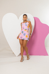 Macaquinho MÃE Heloise (Floral Rosa) - comprar online