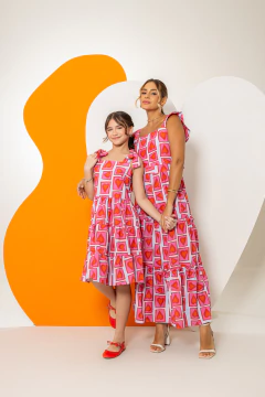 Vestido MÃE 3 Marias (Love) - Marias - MODA PARA MENINAS