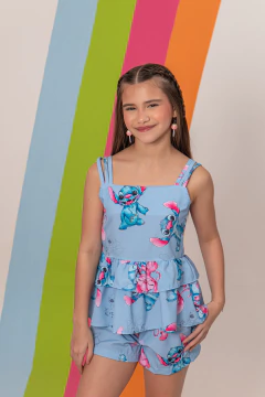 Combinadinho Sophia (Stitch) - Marias - MODA PARA MENINAS