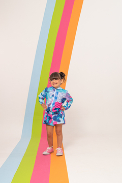 Combinadinho Bomber Gabi (Stitch Azul/Rosa)
