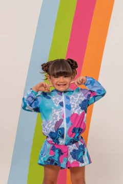 Imagem do Combinadinho Bomber Gabi (Stitch Azul/Rosa)