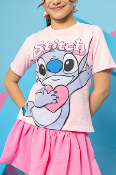 Imagem do Combinadinho T Shirt + Saia Balonê (Rosa)