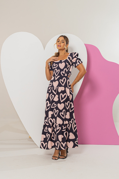 Vestido MÃE Eliza (Corações) - comprar online