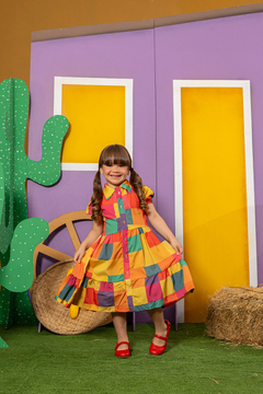 Vestido Botões (Xadrez Mariah) - comprar online