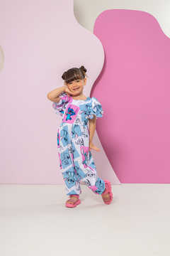Macaquinho Fernanda Longo (Stitch) - Marias - MODA PARA MENINAS