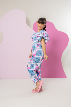 Macaquinho Fernanda Longo (Stitch) - Marias - MODA PARA MENINAS