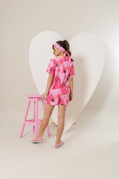 Macaquinho Cecília (Stitch Rosa) - loja online