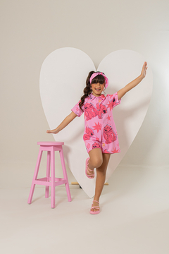 Macaquinho Cecília (Stitch Rosa) - loja online