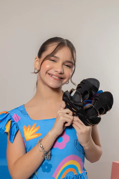 Sandália Laço (Preta) - comprar online