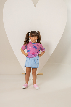 Imagem do Combinadinho Stitch Tule (Rosa)