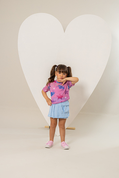 Combinadinho Stitch Tule (Rosa) - comprar online