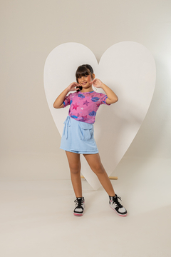 Combinadinho Stitch Tule (Rosa) na internet