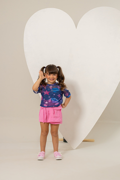 Combinadinho Stitch Tule (Azul) - comprar online