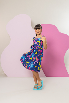 Vestido Marina (Stitch) - Marias - MODA PARA MENINAS