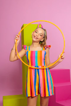 Macaquinho Soraya (Colors) - Marias - MODA PARA MENINAS