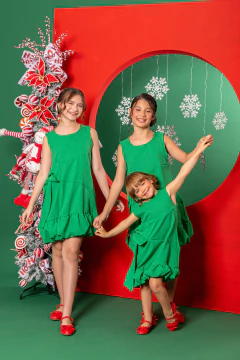 Vestido Amanda Laço (Verde) - comprar online