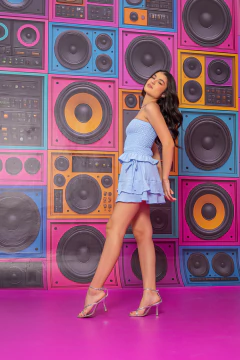 Conjunto Manu Azul (Com Shortinho) na internet