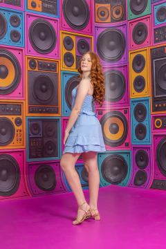 Conjunto Manu Azul (Com Shortinho) na internet