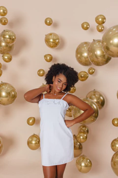 Vestido Luisa (Branco) na internet