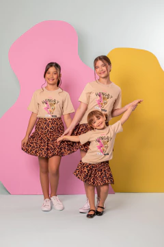 Imagem do Combinadinho Tee + Short Saia (Balonê Oncinha)