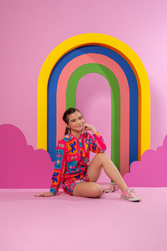 Combinadinho Bomber Gabi (Pink) - loja online