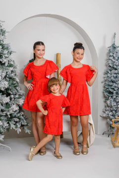 Macaquinho Aurora (Flor Vermelho) - comprar online