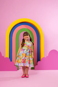 Vestido Marina (Rainbow) - Marias - MODA PARA MENINAS