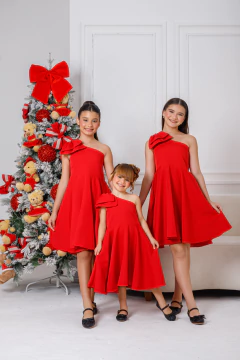 Vestido Dara Laço (Vermelho) - comprar online