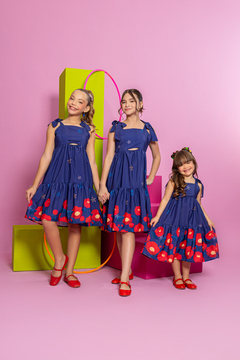Vestido Beatriz (Azul Escuro) - comprar online