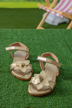 Sandália Samily Flor (Dourada) - comprar online